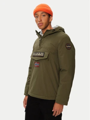 Napapijri Kurtka anorak Rainforest Winter 3 NP0A4GMC Khaki Regular Fit