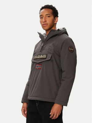Napapijri Kurtka anorak Rainforest Winter 3 NP0A4GMC Szary Regular Fit