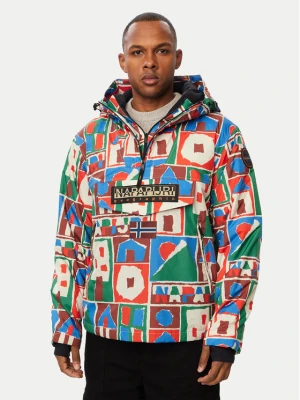 Napapijri Kurtka anorak Rf Next Aop 1 NP0A8AHX Kolorowy Regular Fit