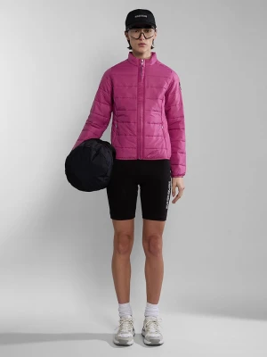 Napapijri Kurtka pikowana "Acalmar" w kolorze różowym rozmiar: M