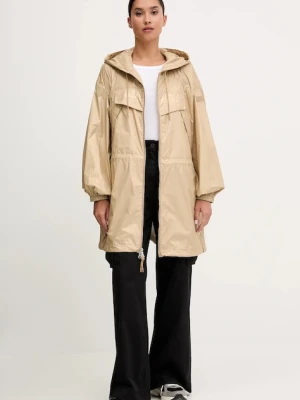 Napapijri kurtka Skidoo Op Reflet damski kolor beżowy przejściowa oversize NP0A4IFGN1Q1