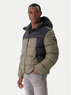 Napapijri Kurtka zimowa A-Molveno NP0A88V2 Zielony Regular Fit