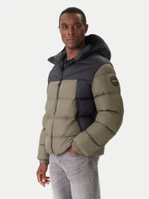 Napapijri Kurtka zimowa A-Molveno NP0A88V2 Zielony Regular Fit
