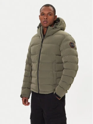 Napapijri Kurtka zimowa A-Terez NP0A88TG Zielony Regular Fit