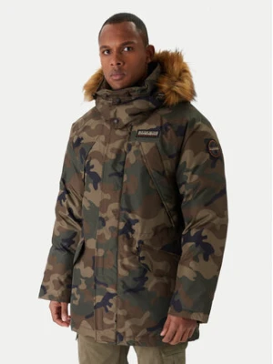 Napapijri Kurtka zimowa Epoch NP0A4GM9 Zielony Regular Fit