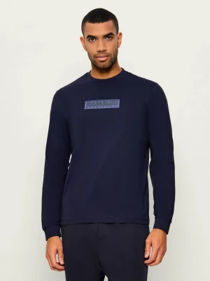 Napapijri Longsleeve S-Box | Relaxed fit granatowy