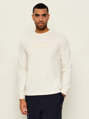 Napapijri Longsleeve -Box | Relaxed fit beżowy