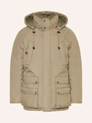 Napapijri Parka A-Gail Dwustronna Z Odpinanym Kapturem beige