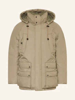 Napapijri Parka A-Gail Dwustronna Z Odpinanym Kapturem beige KHAKI