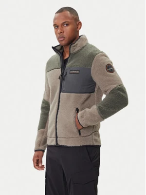 Napapijri Polar Yupik NP0A4GNT Zielony Regular Fit