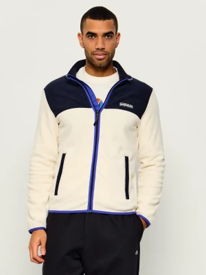 Napapijri Polarowa bluza T-Dergana FZ | Regular Fit ecru
