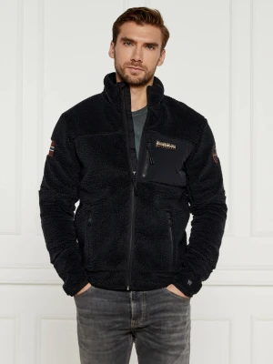 Napapijri Polarowa Bluza YUPIK FZ 3 | Regular Fit granatowy