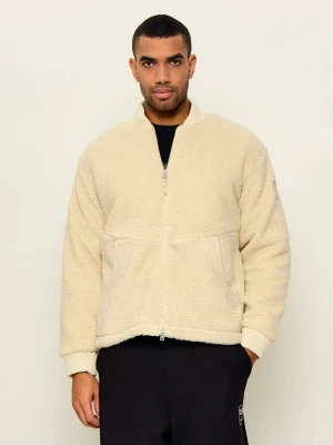 Napapijri Polarowa kurtka bomber T-Mapu FZ | Loose fit ecru