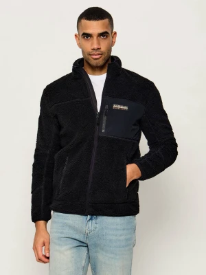 Napapijri Polarowa kurtka Yupik FZ5 | Regular Fit czarny