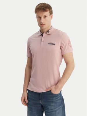 Napapijri Polo E-Amundsen NP0A4IN9 Różowy Regular Fit