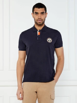 Napapijri Polo E-CLANIS SS | Relaxed fit granatowy