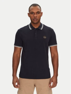 Napapijri Polo E-Macas NP0A4ID51761 Granatowy Regular Fit