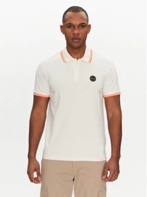 Napapijri Polo E-Macas NP0A4ID5N1A1 Biały Regular Fit