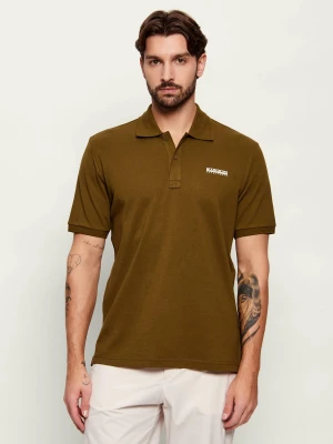 Napapijri Polo E-SMALL BOX SS | Relaxed fit oliwkowy