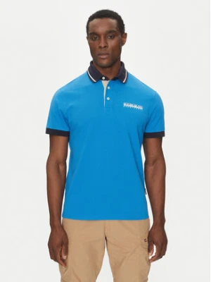 Napapijri Polo E-Zeri NP0A4ID4 Niebieski Regular Fit