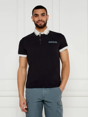 Napapijri Polo E-ZERI | Relaxed fit czarny