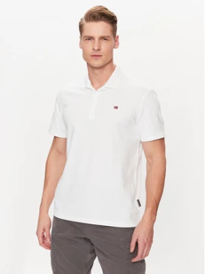 Napapijri Polo Ealis NP0A4H8B Biały Regular Fit