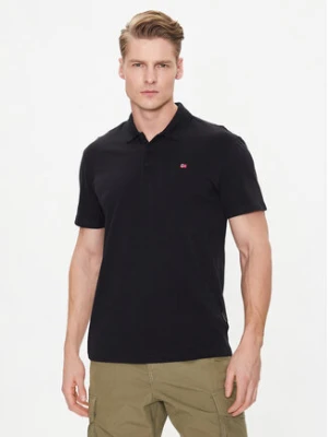 Napapijri Polo Ealis NP0A4H8B Czarny Regular Fit