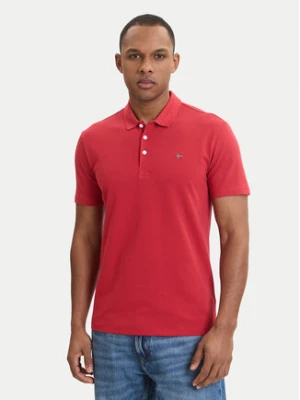 Napapijri Polo Ealis NP0A4H8B Czerwony Regular Fit