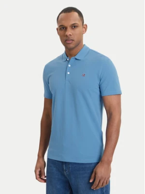 Napapijri Polo Ealis NP0A4H8B Niebieski Regular Fit