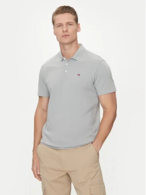 Napapijri Polo Ealis NP0A4H8B Szary Regular Fit