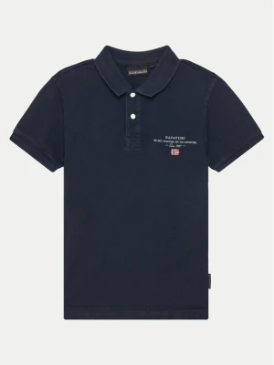 Napapijri Polo Elbas 5 NP0A4G4N1761 D Granatowy Regular Fit