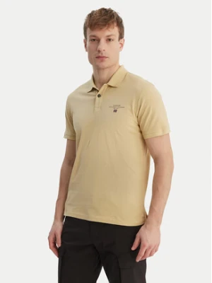 Napapijri Polo Elbas NP0A4GB4 Beżowy Regular Fit