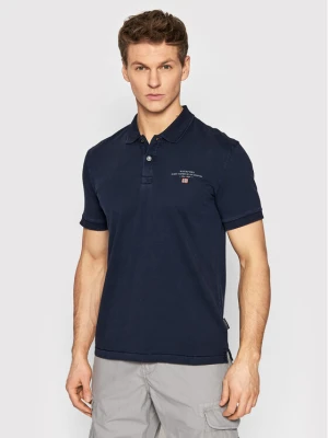 Napapijri Polo Elbas NP0A4GB4 Granatowy Regular Fit