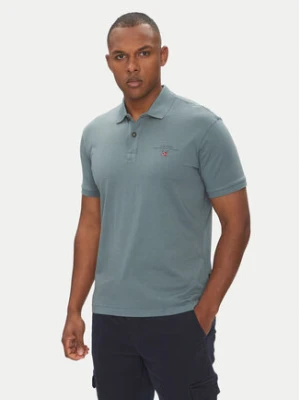 Napapijri Polo Elbas NP0A4GB4 Niebieski Regular Fit