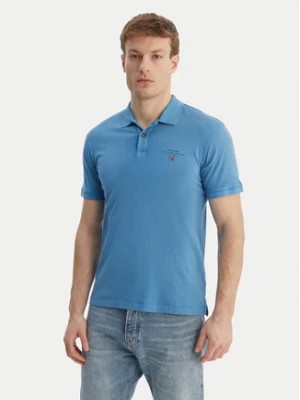 Napapijri Polo Elbas NP0A4GB4 Niebieski Regular Fit