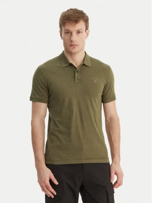 Napapijri Polo Elbas NP0A4GB4 Zielony Regular Fit