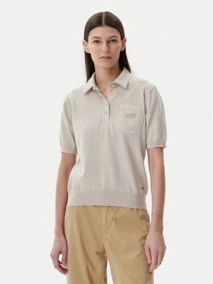 Napapijri Polo NP0A4IFJ Beżowy Regular Fit