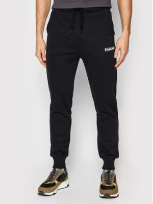 Napapijri Spodnie dresowe M-Box 1 NP0A4GBL Czarny Slim Fit