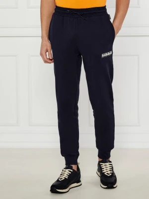 Napapijri Spodnie dresowe M-GORI | Relaxed fit granatowy
