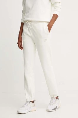Napapijri spodnie dresowe M-Nina kolor biały gładkie NP0A4HD62061