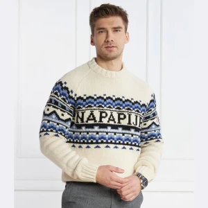 Napapijri Sweter D-HORLICK | Regular Fit | z dodatkiem wełny