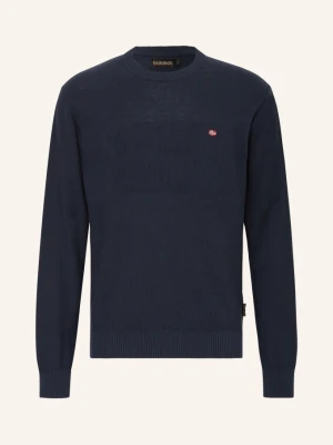 Napapijri Sweter D-Linen blau GRANATOWY