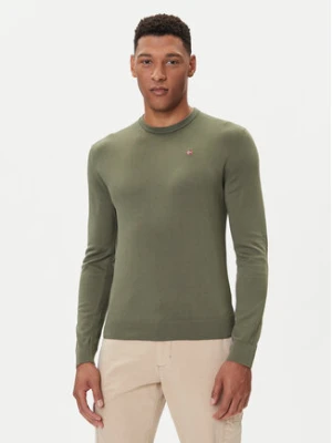 Napapijri Sweter Droz NP0A4I2G Zielony Regular Fit