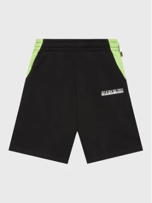 Napapijri Szorty materiałowe Pinta NP0A4GX8 M Czarny Regular Fit