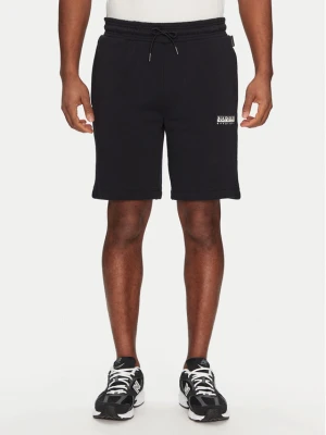Napapijri Szorty sportowe N-Gori NP0A4IBQ0411 Czarny Regular Fit