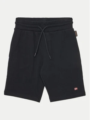Napapijri Szorty sportowe Nalis NP0A4HK50411 S Czarny Regular Fit