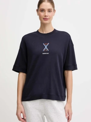 Napapijri t-shirt bawełniany S-Irto damski kolor granatowy NP0A88SO1761