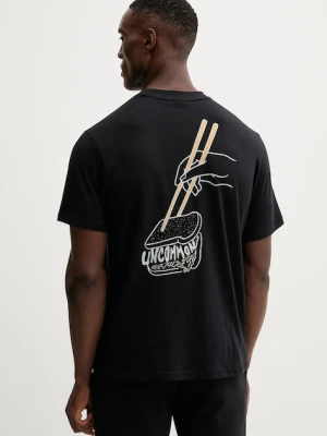 Napapijri t-shirt bawełniany S-Yukis męski kolor czarny z nadrukiem NP0A89259411