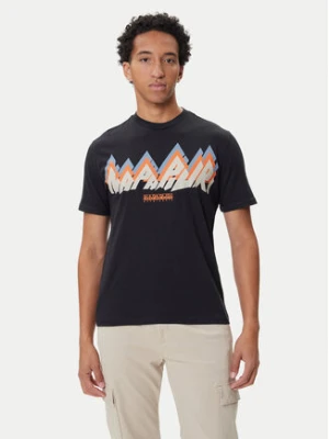 Napapijri T-Shirt Fiemme NP0A88T5 Czarny Regular Fit