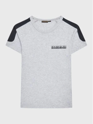 Napapijri T-Shirt NP0A4H2Y M Szary Regular Fit